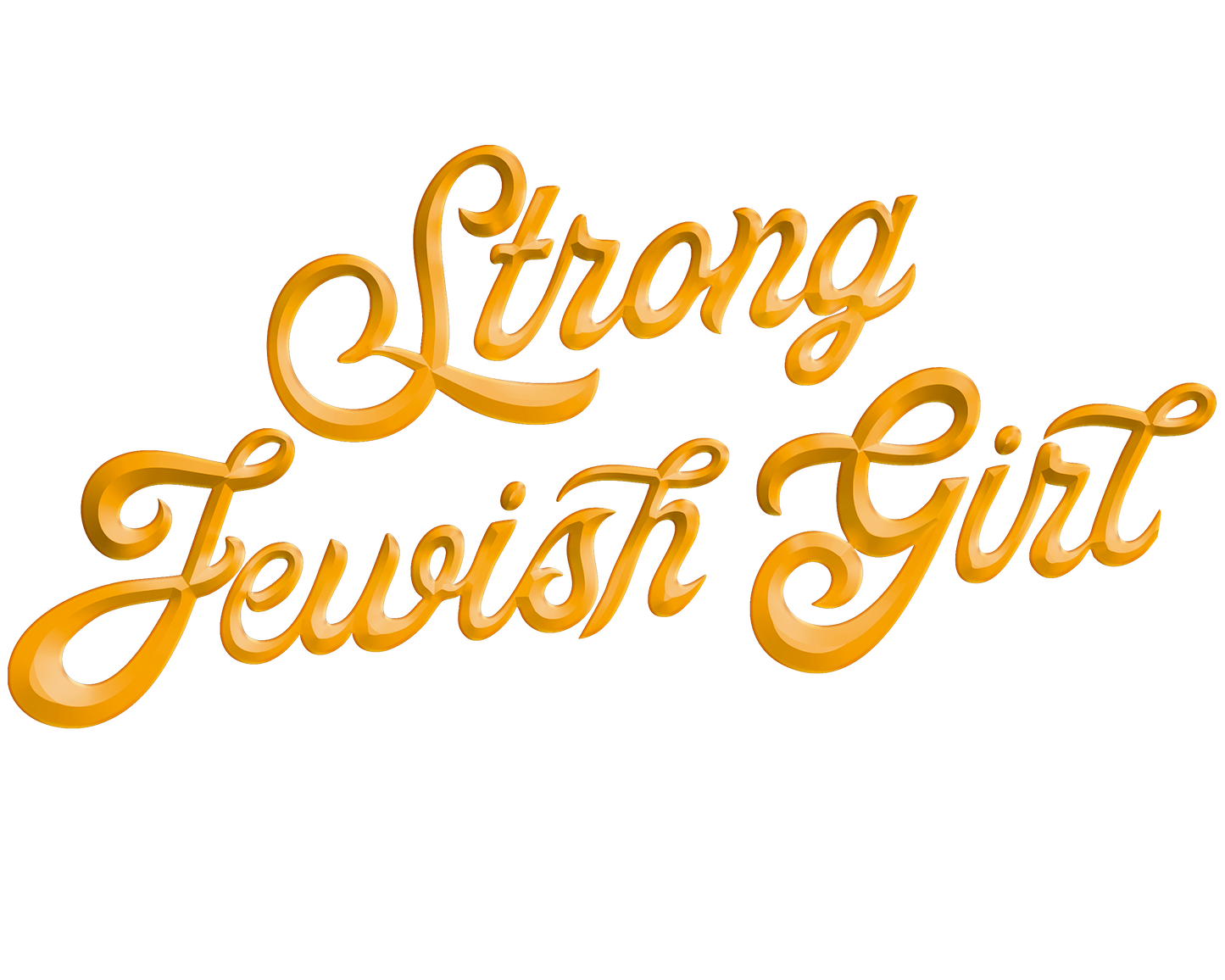 Strong Jewish Girl Classic Logo Short Sleeve Tee - girls