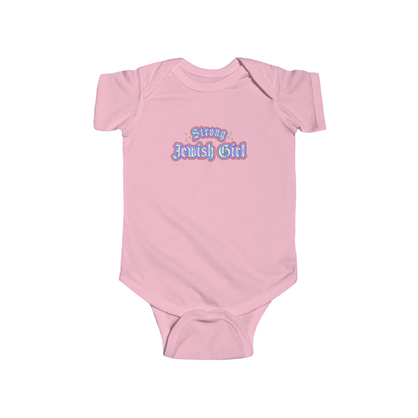 Strong Jewish Girl Baby Onesie