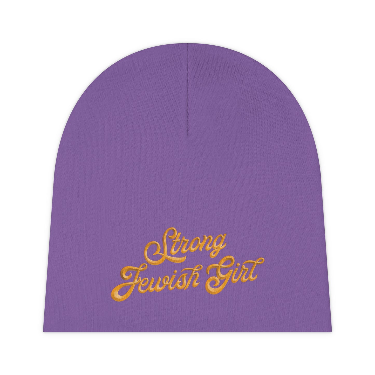 Purple Baby Beanie with 'Strong Jewish Girl' Design | Cute Infant Hat | Perfect Baby Shower Gift | Toddler Headwear | Newborn [...]