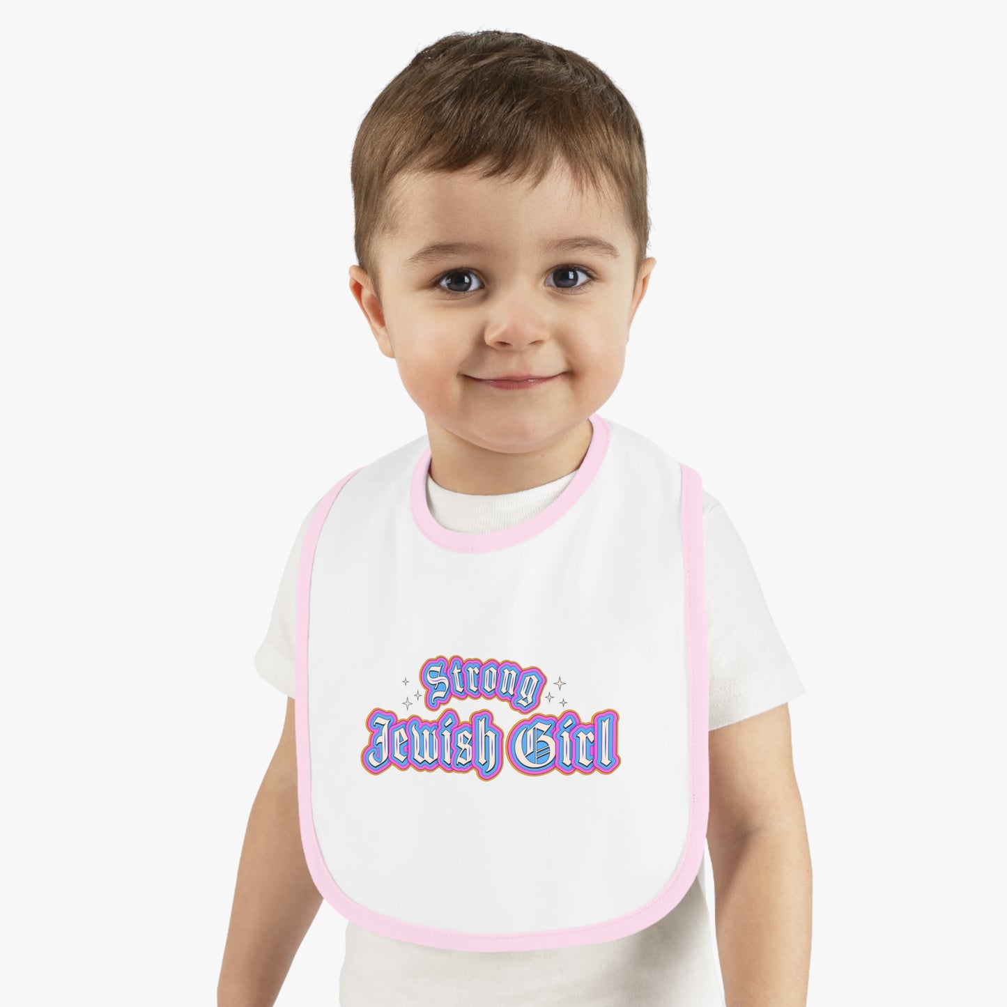 Strong Jewish Girl Bib